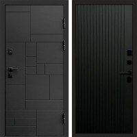 Termo Door Квадро Flat Черный кварц