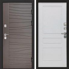 Входная дверь Сицилия Классика Белый матовый