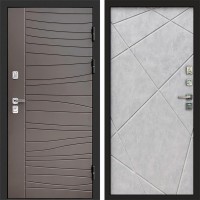 Входная дверь Сицилия Лучи бетон светлый