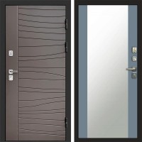 Входная дверь Сицилия Зеркало 27 Grey Софт