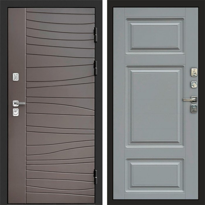 Дверь Termo Door Сицилия Лион Grey софт