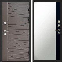 Дверь Termo Door Сицилия Зеркало фацет Черный кварц