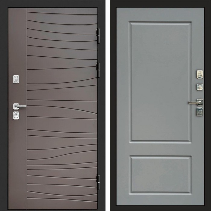 Дверь входная Termo Door Сицилия Марсель Grey софт