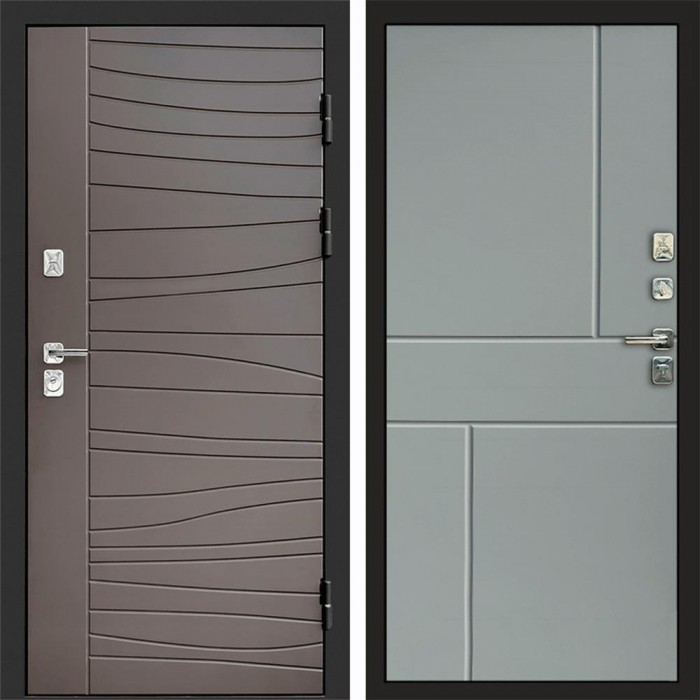 Дверь Termo Door Сицилия Горизонт Grey софт