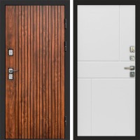 Входная дверь Твист дуб Горизонт белый