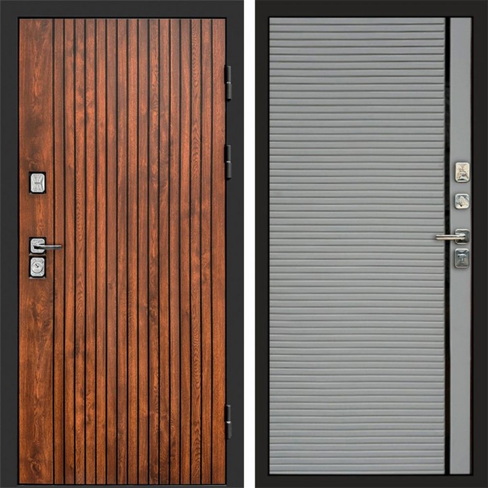 Входная дверь Твист дуб Porte Grey софт