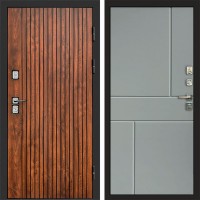 Дверь Termo Door Твист дуб Горизонт Grey софт