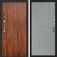 Дверь Termo Door Твист дуб Горизонт Grey софт