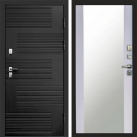 Входная дверь Фаворит Зеркало белый софт