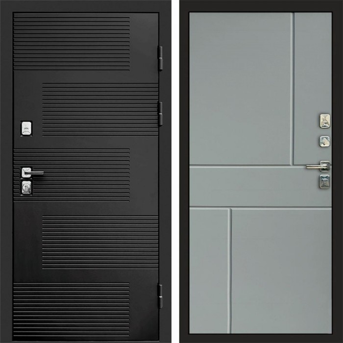 Дверь Termo Door Фаворит Горизонт Grey софт