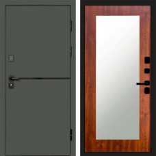 Входная дверь Тренд Грин Зеркало триумф дуб