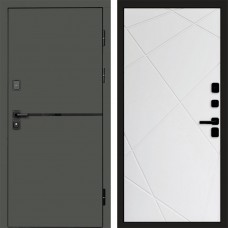 Входная дверь Тренд Грин Лучи белый