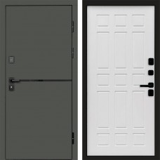 Входная дверь Тренд Грин Спарта белое дерево