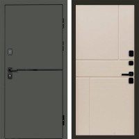 Дверь Termo Door Тренд Грин Горизонт Слоновая кость