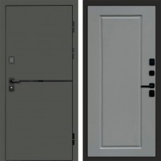 Входная дверь Тренд Грин Гранд Grey софт
