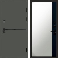 Дверь Termo Door Тренд Грин Зеркало фацет Черный кварц