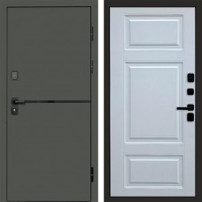 Дверь Termo Door Тренд Грин Лион Белый софт