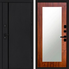 Входная дверь Урбан Black Зеркало триумф дуб