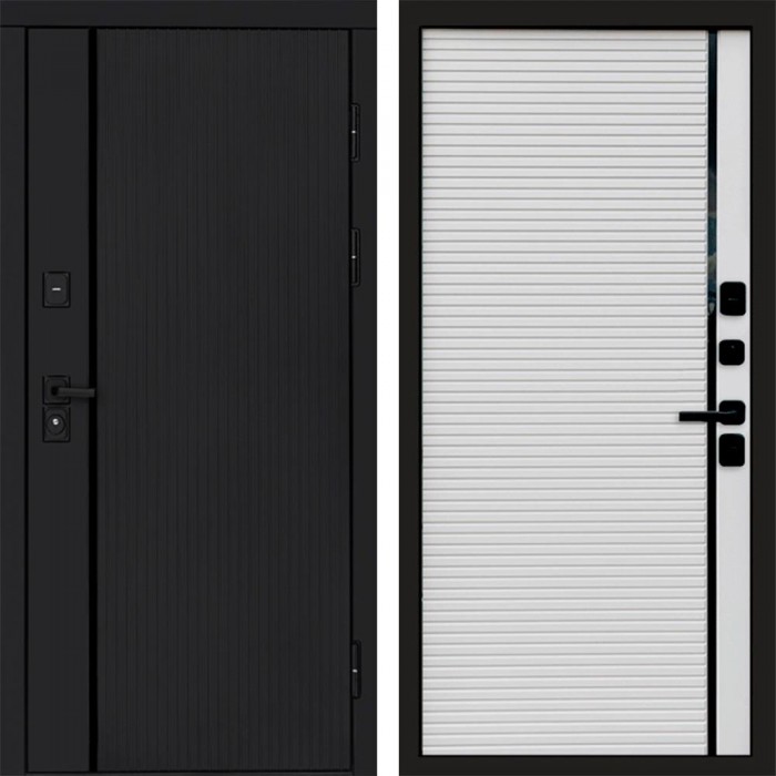 Входная дверь Урбан Black Porte white