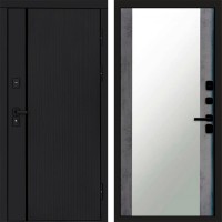 Входная дверь Урбан Black Зеркало бетон темный