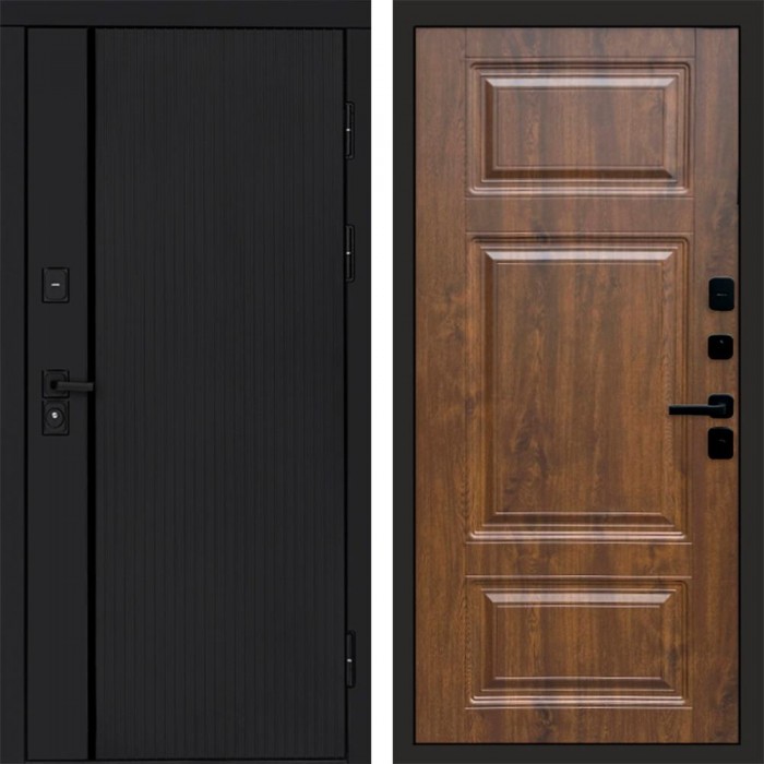 Дверь Termo Door Урбан Black Лион Дуб