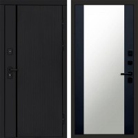 Дверь Termo Door Урбан Black Зеркало 27 Черный кварц + тонировка