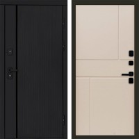 Дверь Termo Door Урбан Black Горизонт Слоновая кость
