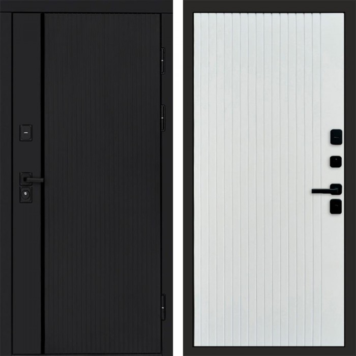 Дверь Termo Door Урбан Black Flat Белый софт