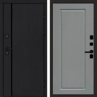 Входная дверь Урбан Black Гранд Grey софт
