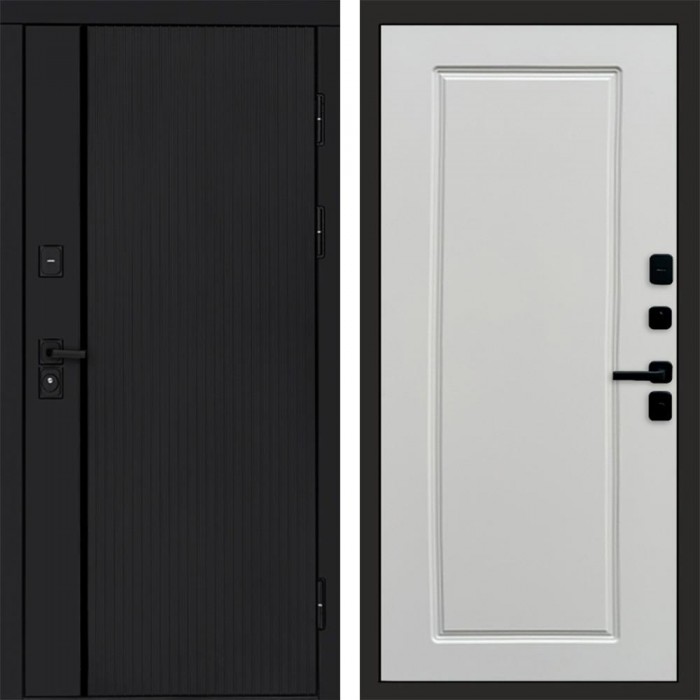 Входная дверь Termo Door Урбан Black Гранд Слоновая кость