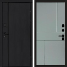 Дверь Termo Door Урбан Black Горизонт Grey софт