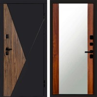Входная дверь Матрикс (MatriX) Зеркало дуб