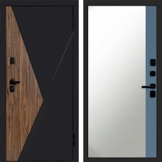 Входная дверь Матрикс (MatriX) Зеркало фацет Grey софт