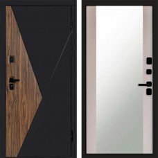 Дверь Termo Door Матрикс (MatriX) Зеркало фацет Черный кварц