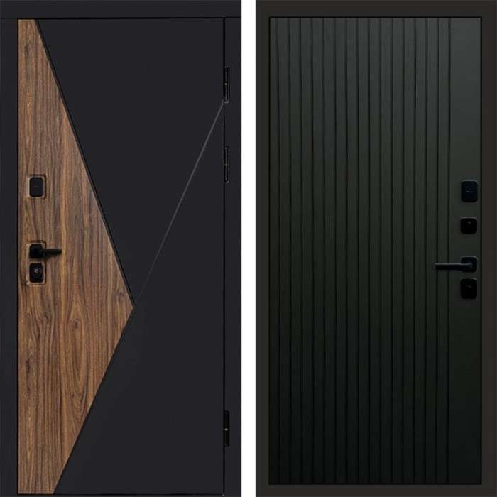 Termo Door Матрикс (MatriX) Flat Черный кварц