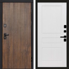 Входная дверь Твист ультра Классика белое дерево