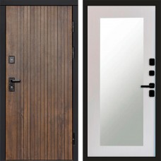 Входная дверь Твист ультра Зеркало Триумф лиственница белая