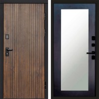 Входная дверь Твист ультра Зеркало триумф венге