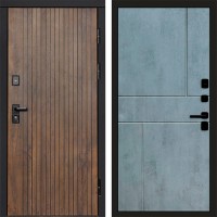 Входная дверь Твист ультра Горизонт бетон темный