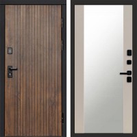 Дверь Termo Door Твист ультра Зеркало 27 Слоновая кость