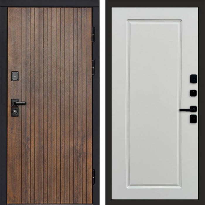 Входная дверь Termo Door Твист ультра Гранд Слоновая кость