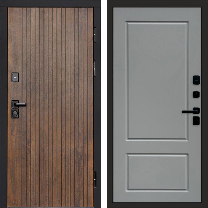 Дверь входная Termo Door Твист ультра Марсель Grey софт