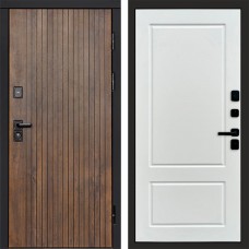 Дверь входная Termo Door Твист ультра Марсель Белый софт