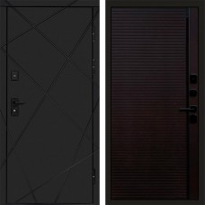 Входная дверь Лучи Black Porte black