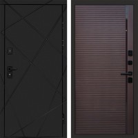 Входная дверь Лучи Black Porte Шоколад
