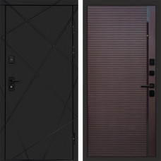 Входная дверь Лучи Black Porte Шоколад
