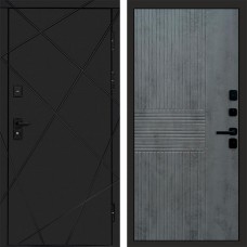 Termo Door Лучи Black Мастино Бетон темный