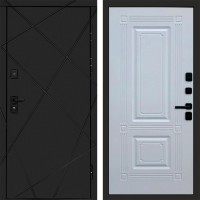 Termo Door Лучи Black Мадрид Белый софт