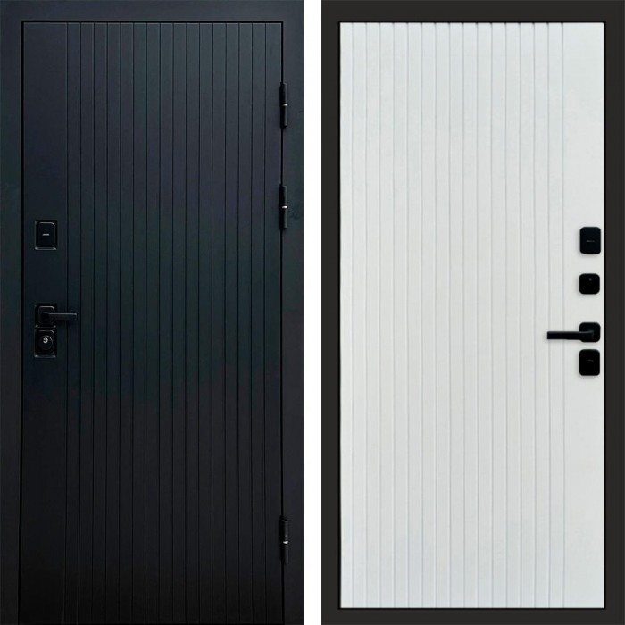Дверь Termo Door Твист Black Flat Белый софт