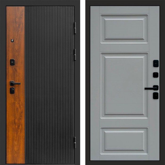 Дверь Termo Door ПРЕСТИЖ Лион Grey софт